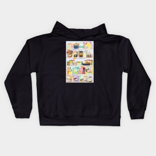 Konbini Convenience Store Kids Hoodie